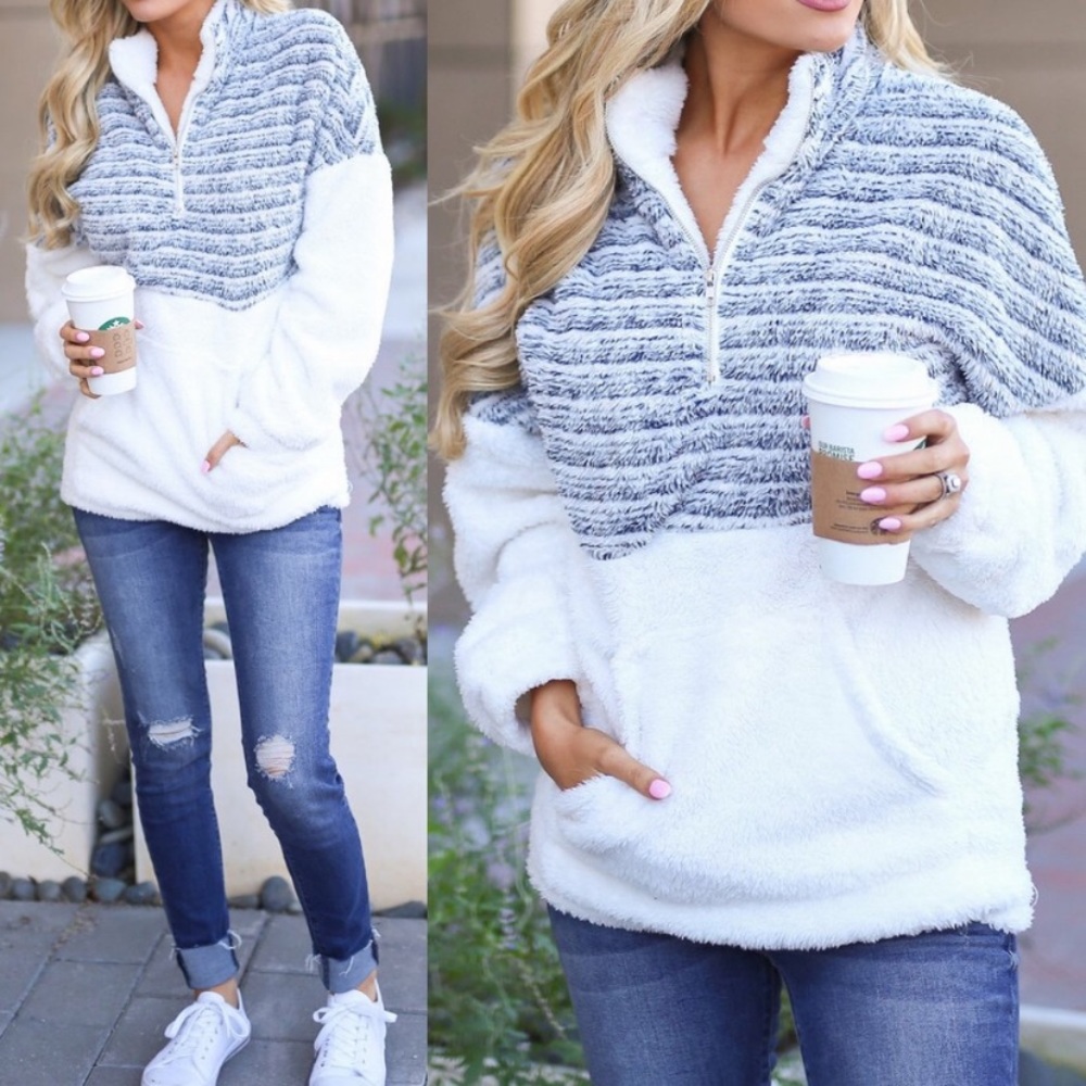 Brand new Sherpa sweater